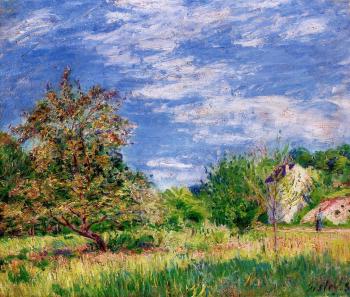 Alfred Sisley : Orchard in Spring II